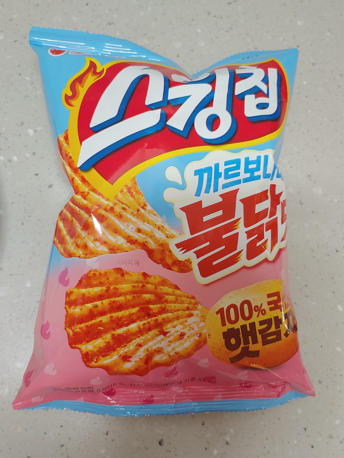 스윙칩 까르보나라 불닭맛