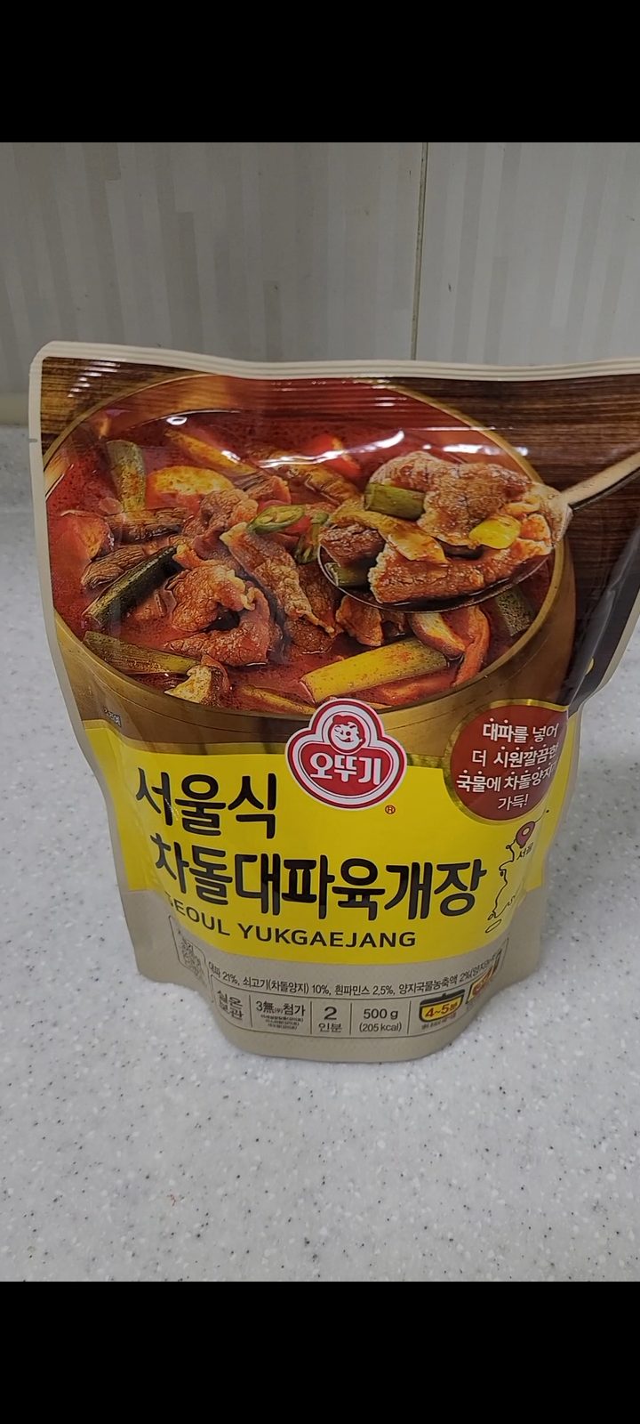 서울식 차돌대파육개장
