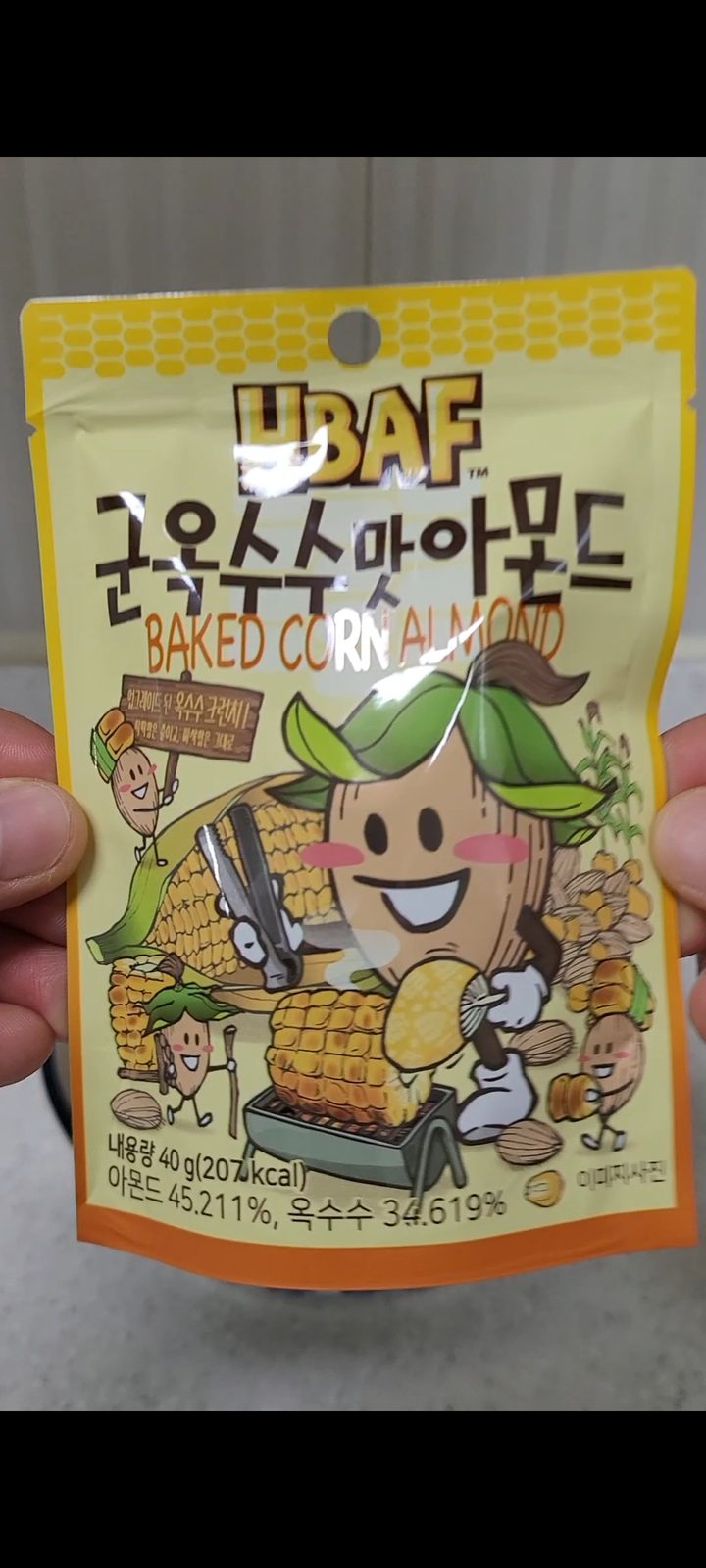 군옥수수맛 아몬드